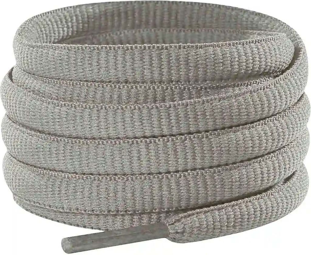 Ovale Schnürsenkel für Laufschuhe - Grau Hell - 130 cm