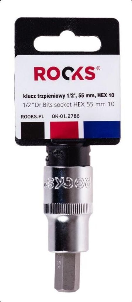 ROOKS Steckschlüsseleinsatz OK-01.2786 55 mmmm Chrom-Vanadium-Stahl