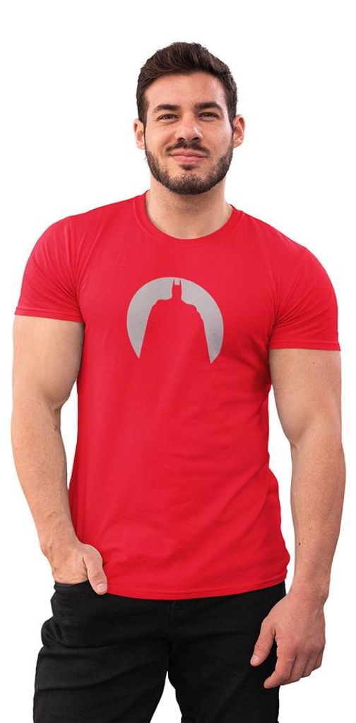 D&B Uni Polo MO00080 Batman Rot-Größe S
