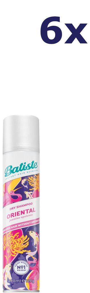 6x Batiste Trockenshampoo 200 ml Oriental