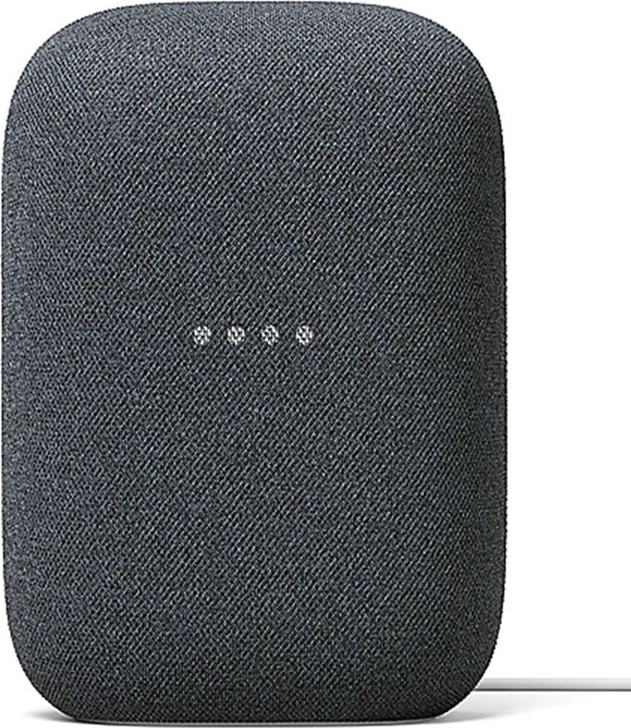 Google Nest Audio, Google Assistant, Oval, Anthrazit, Produktbild 