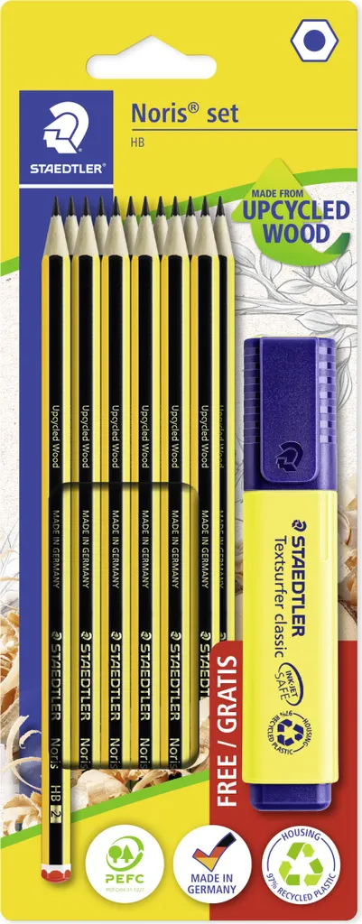 Recharge tampons Noris 120 noire 100% PEFC - Big Pack 10 unités