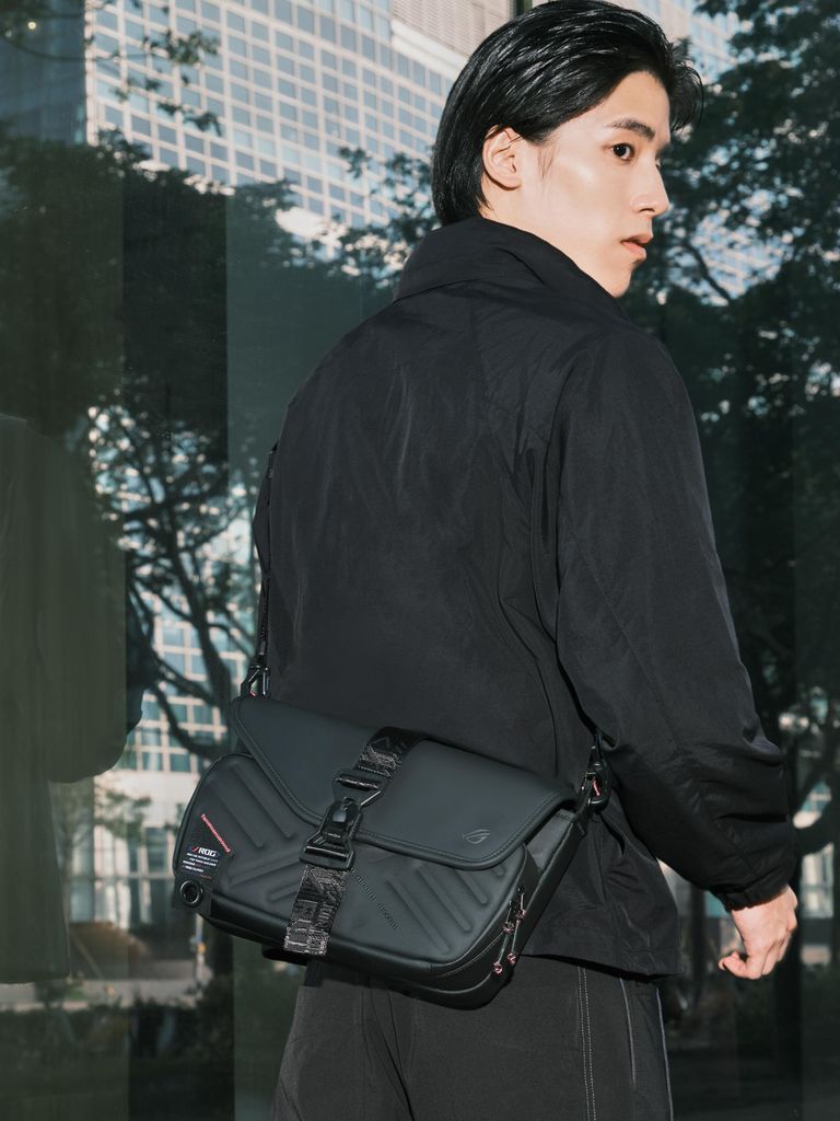 ASUS BC3004 ROG SLASH SLING BAG 4.0 Cuir PU, polyester Noir Image du produit 
