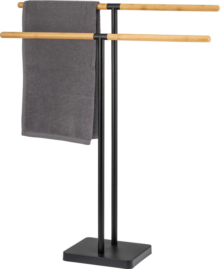 eluno Porte-serviettes sur pied indépendant, 2 barres, Image du produit 