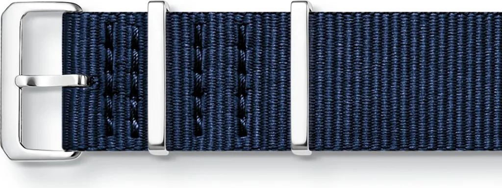 Remplacer bracelet montre 20 mm : Thomas Sabo Nato bleu Code TS fiable