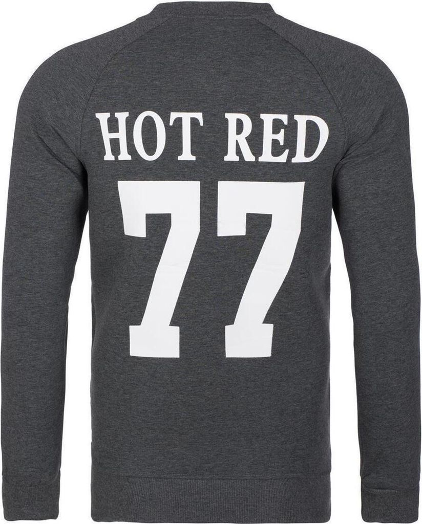 Herren Cardigan Reißverschluss Pullover Hoodie Sweatjacke,; Grafit L
