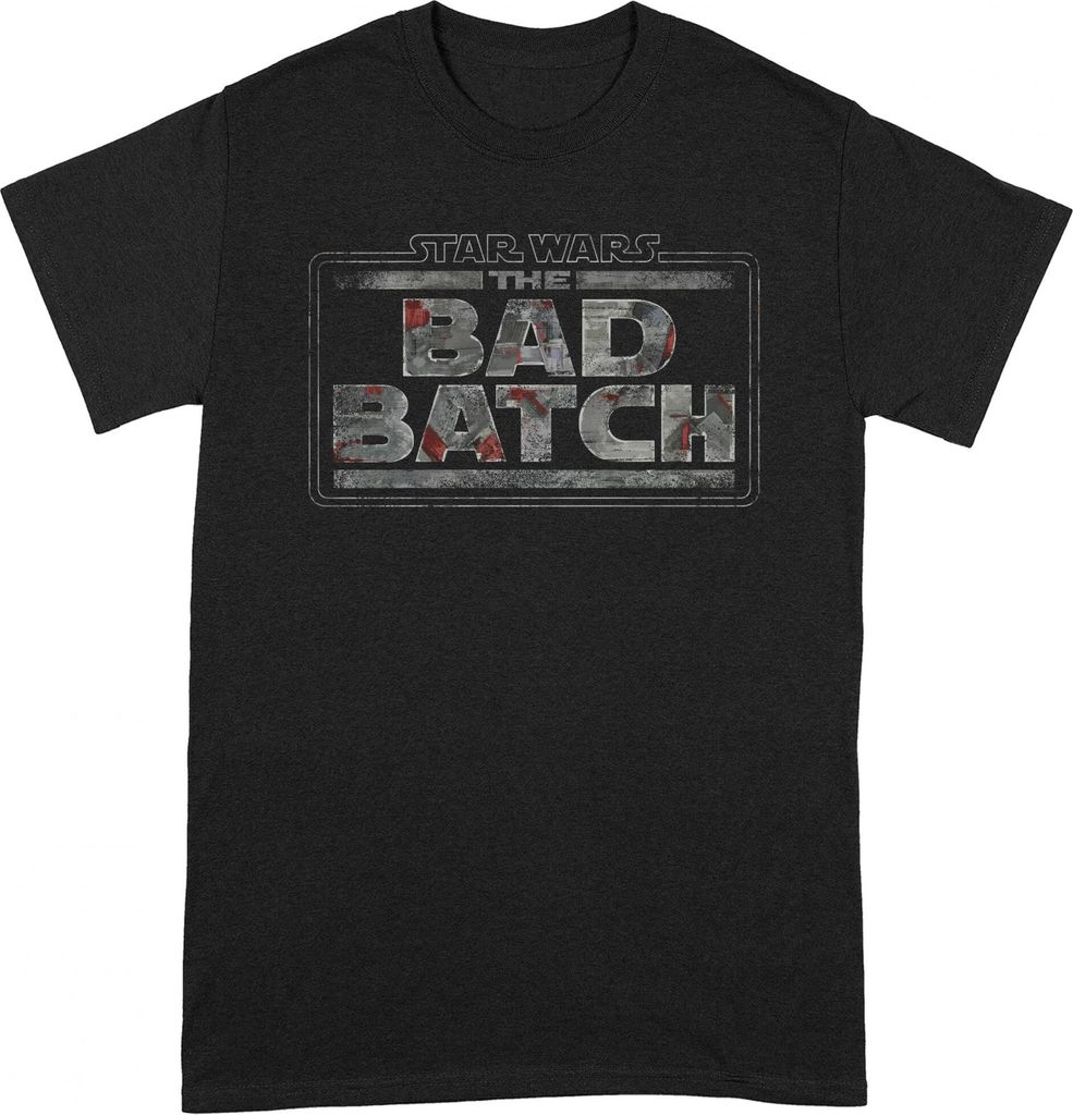 Star Wars: The Bad Batch - T-Shirt für Herren/Damen Uni BI275 (XL) (Schwarz/Grau)