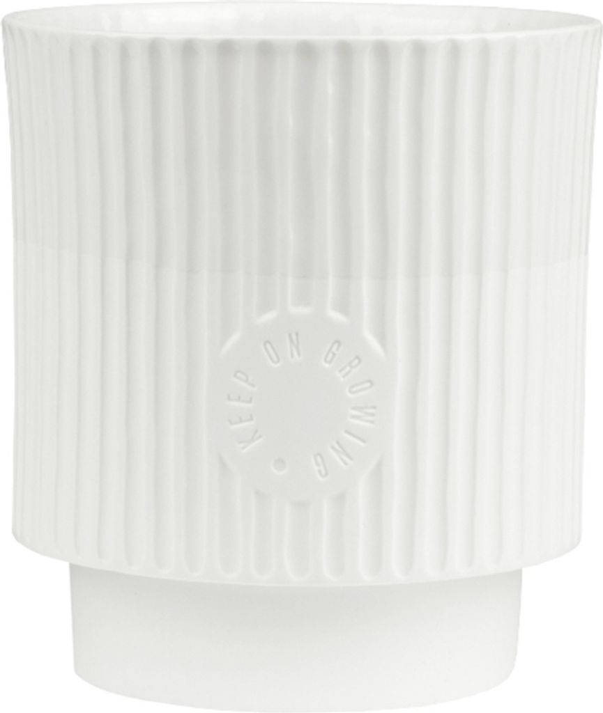 Räder Geradlinig Übertopf Keep on growing H14,5 D13,5cm Image du produit 