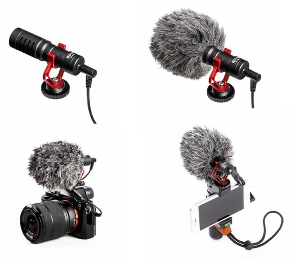 Microphone Cardioïde Externe BY-MM1 BOYA pour Caméra et Téléphone Mobile - 12