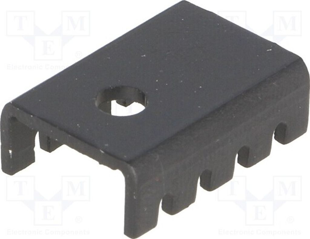 2x Radiator: gepresst W: 13,21mm HS-S01 Kühler U schwarz L: 19,05mm