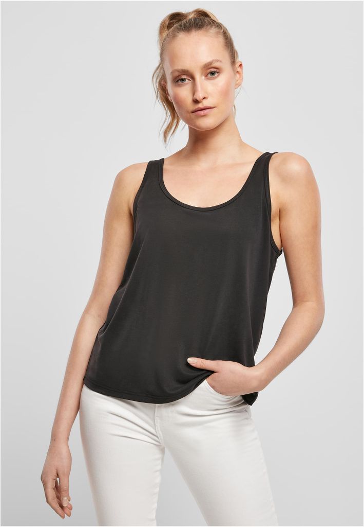 Urban Classics Dámske tielko LOOSE Modal Tank Top schwarz - Obrázok produktu 