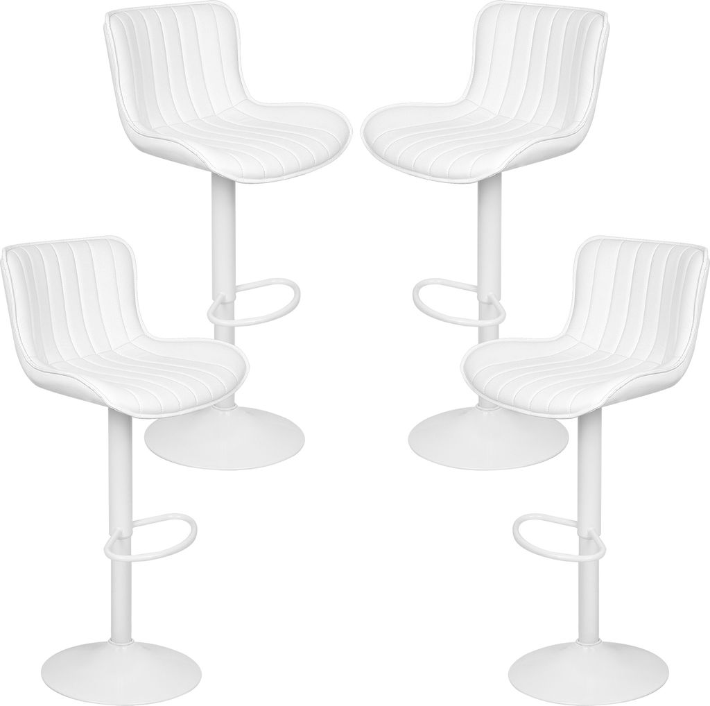 4er Set Barhocker Anaheim Kunststoff