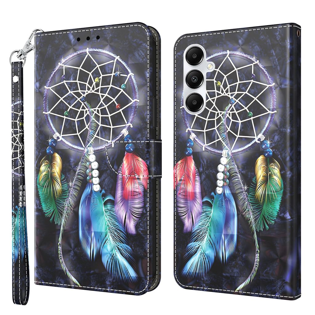CLM-Tech Handyhülle kompatibel mit Samsung Galaxy A16 5G Hülle - Tasche aus Kunstleder - Klapphülle mit Ständer und Kartenfächern - Schutzhül...