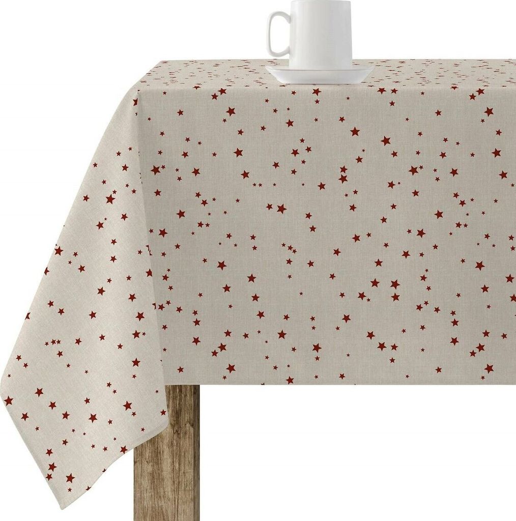 Fleckenabweisende geharzte Tischdecke Belum Merry Christmas Bunt 200 x 150 cm