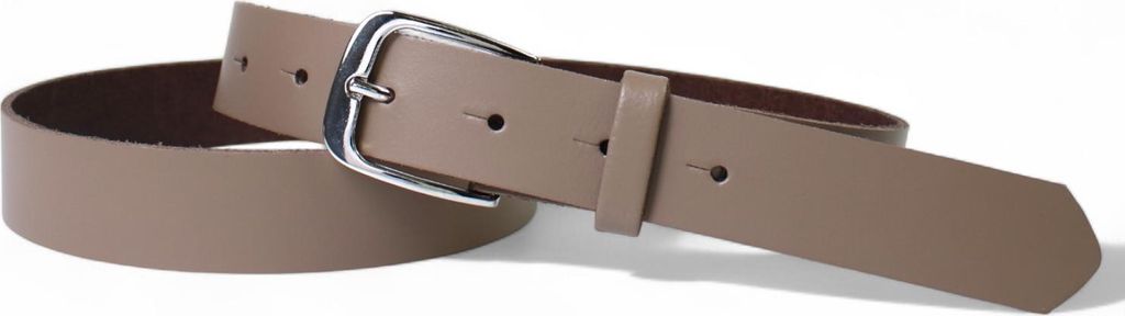 FRONHOFER Damen Ledergürtel 3 cm mit silber glänzenden Gürtelschnalle, echt Leder