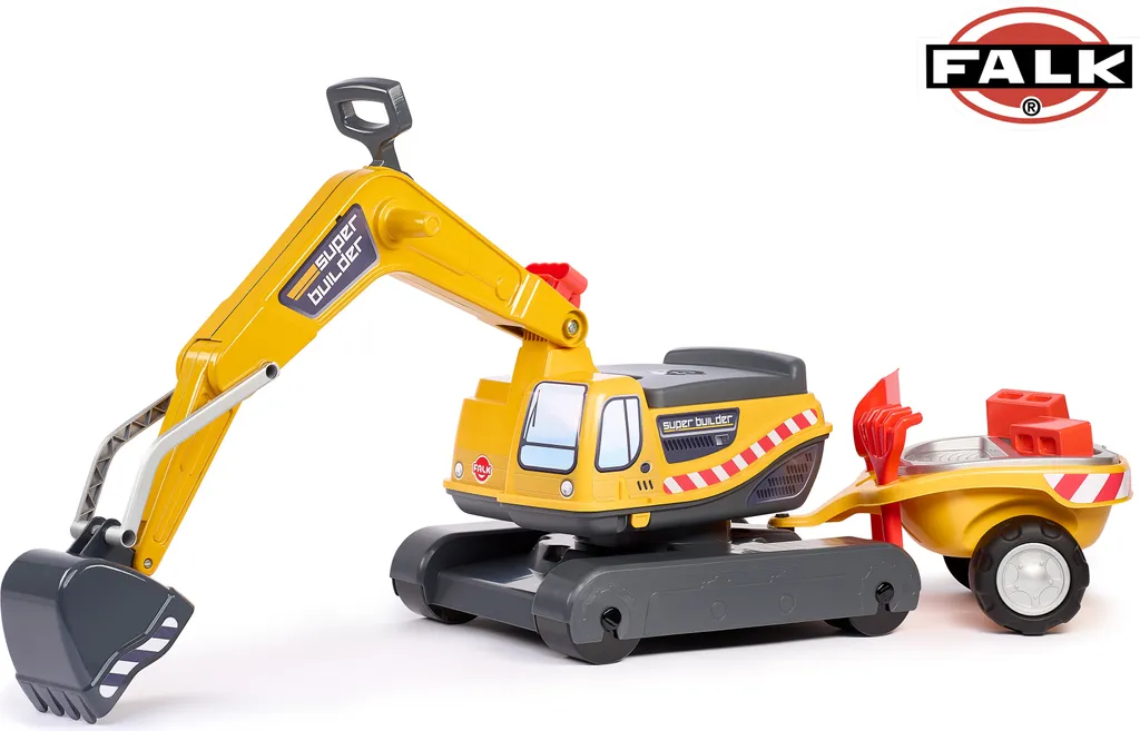 Jouet de jardin Pelleteuse Falk Super Builder pour petits constructeurs - 2