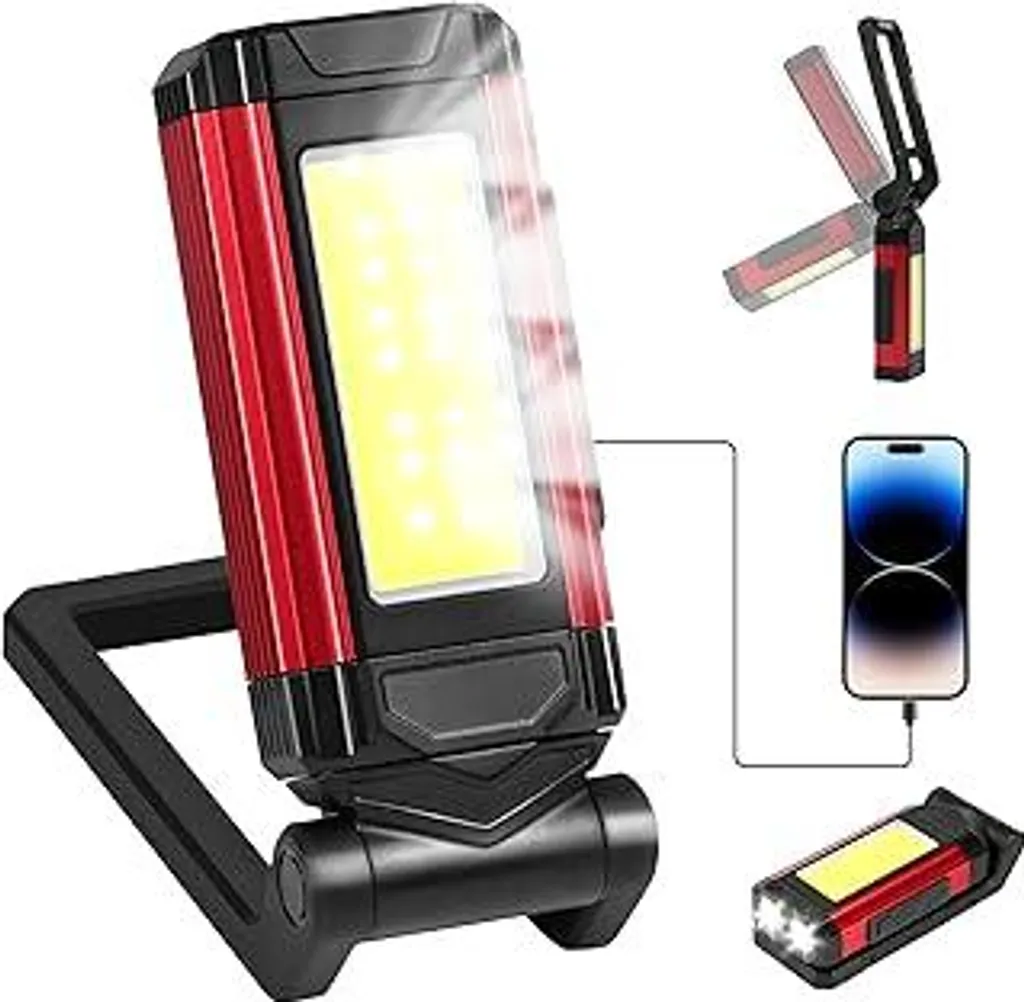 Lampada da Lavoro LED Ricaricabile Cambring Tool Light 2800mAh Magnetica - 1
