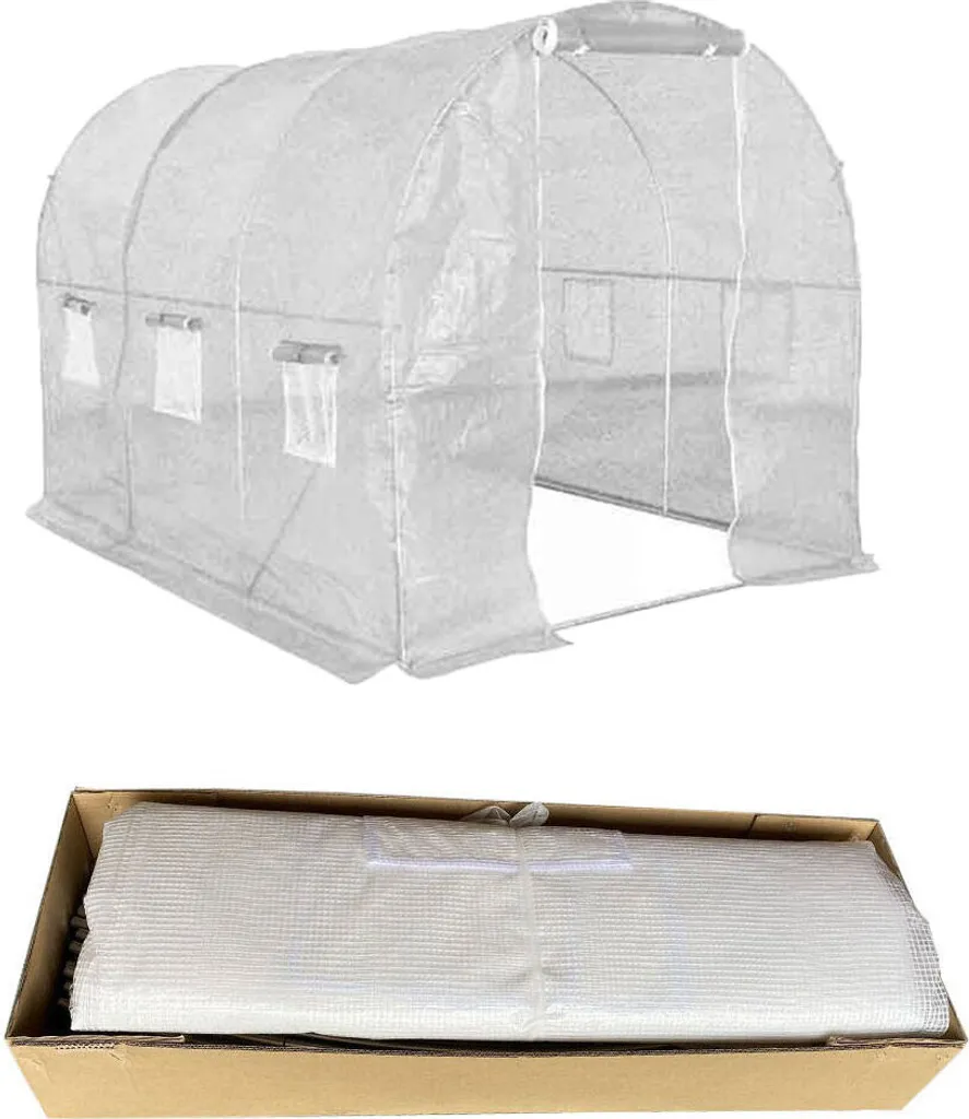 Film de jardin pour tunnel 300 x 200 x 200 cm UV-12 bâche transparente