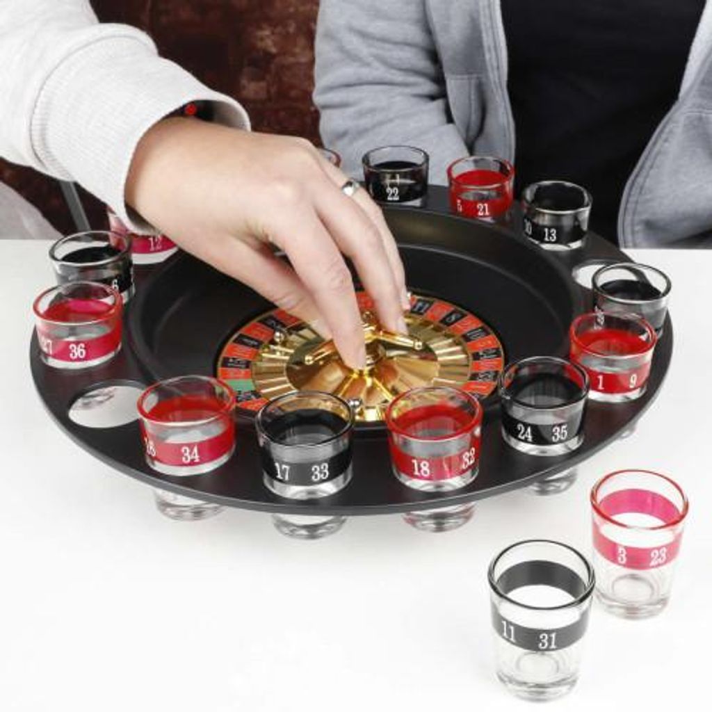 Jeu à boire roulette 16 shooters Image du produit 