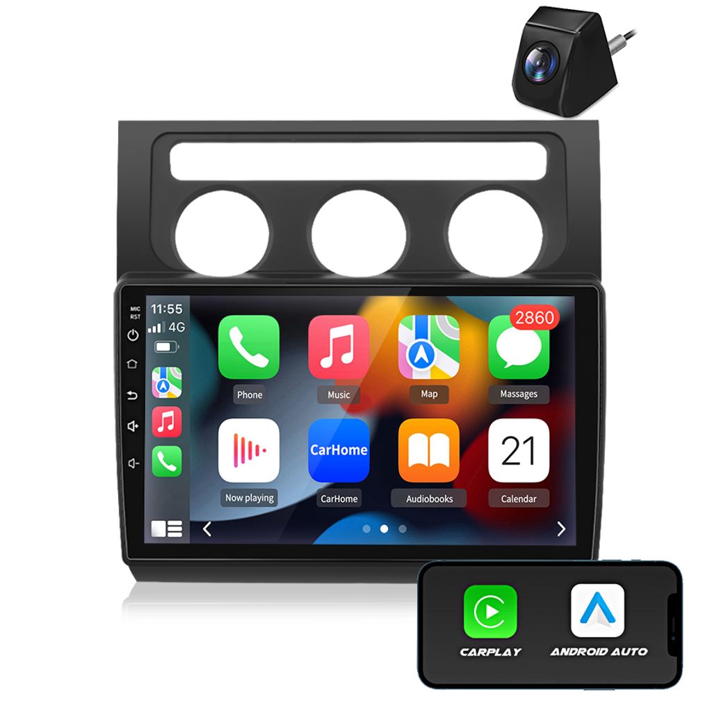 2+64GB Android13 per VW Touran 2003-2010 10inch autoradio Immagine del prodotto 