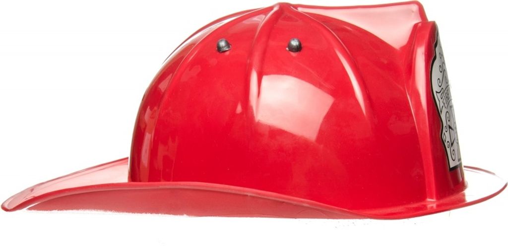 Feuerwehrhelm Kinder Fasching größenverstellbar - Farbe rot Produktbild 