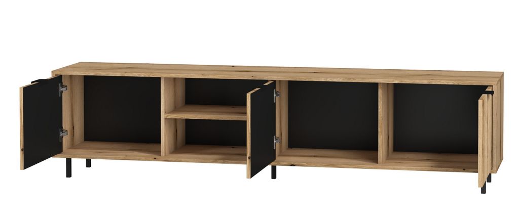 Fernsehschrank Anne Antv-1D Tv-Schrank Lowboard 3 Türiger Produktbild 