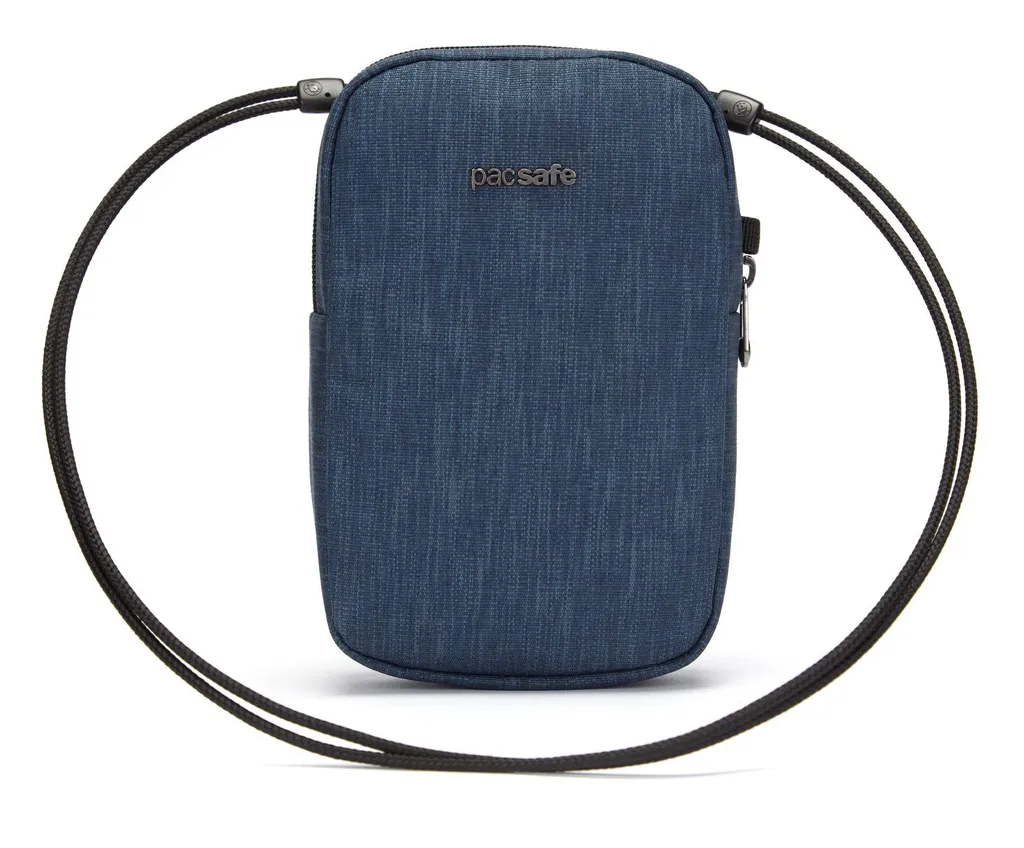 Pacsafe RFIDsafe Tech Crossbody Dark Denim - Borsa Gadget Blu