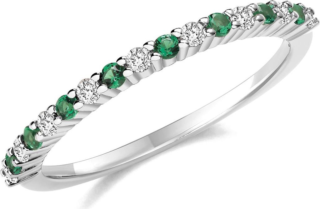 Atemberaubender 925 Sterling Silber (Rhodiniert) Damen - Ring mit Zirkonia, 53 (16.9); TRS33180RSM