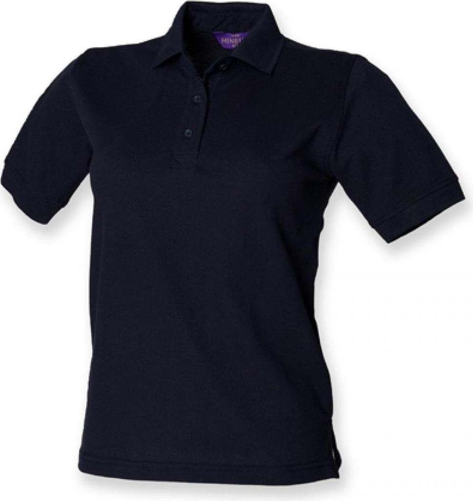 Henbury H401 | Damen Piqué Poloshirt 65/35 - Farbe: Navy - Größe: XS