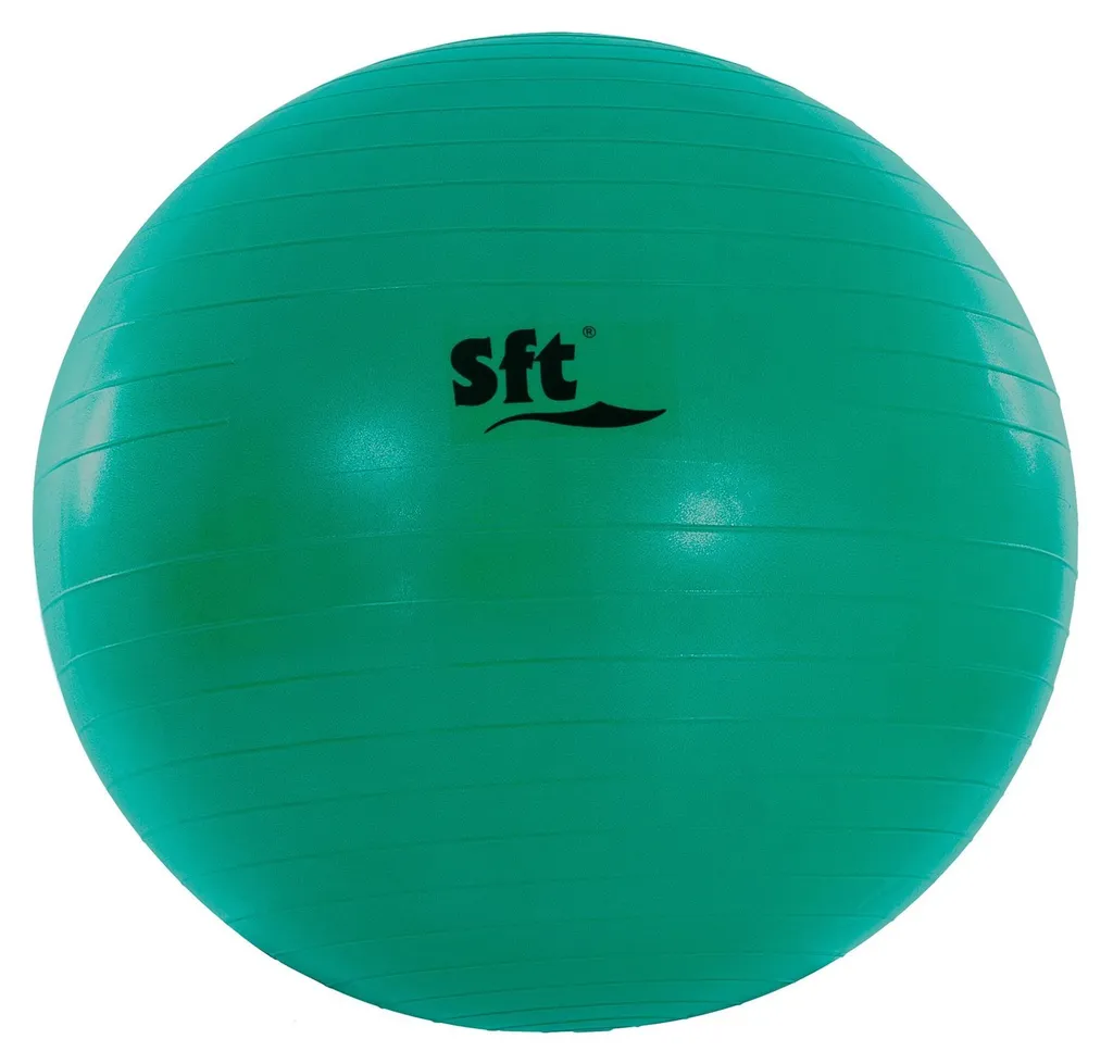 Gros Ballon de Fitness Vert Softee Flexi pour Gym et Rééducation