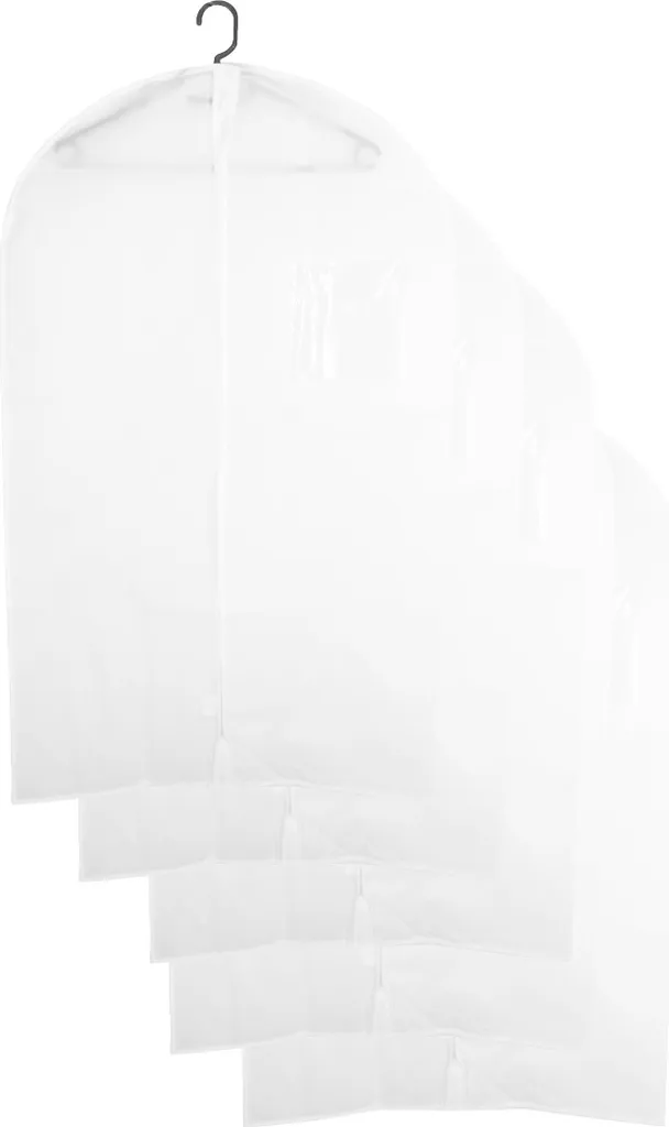 Sacs à vêtements avec zip et fenêtre lot de 5 pour organisation placard
