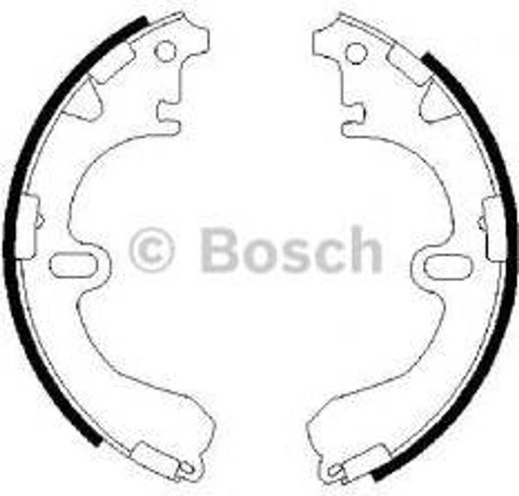 Bosch Bremsbackensatz Hinterachse 0 986 487 422