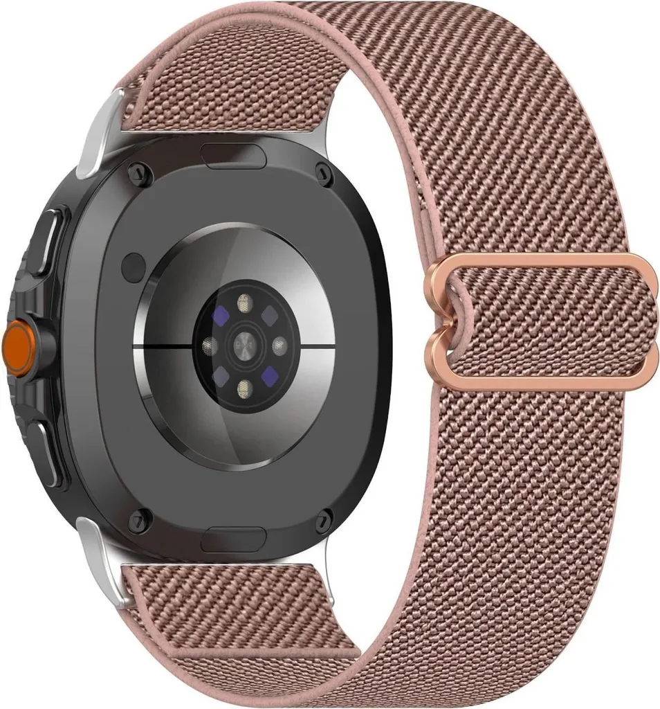 Cinturino Samsung Galaxy Watch 8 / 8 Classic Nylon Etno Rosa Elastico