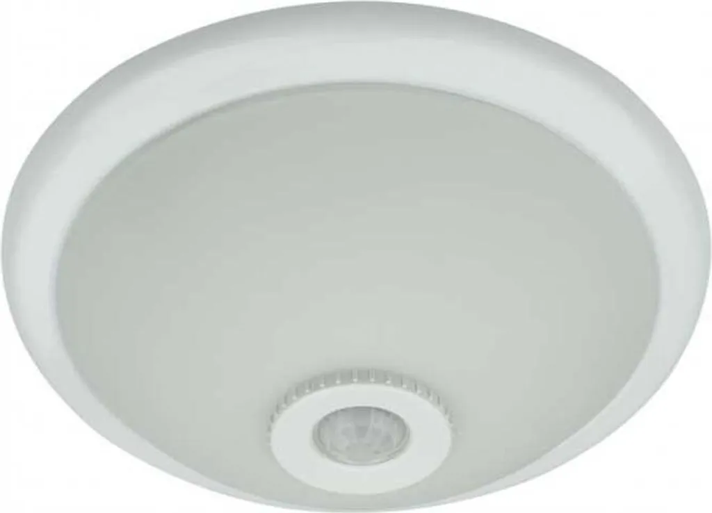 Plafoniera in Vetro con Sensore PIR 2xE27 40W - Automazione Classica