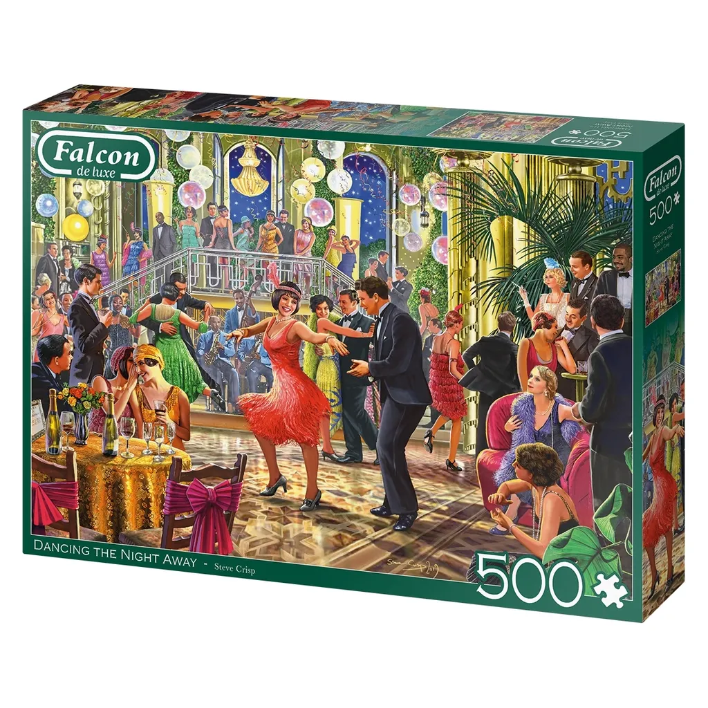 Puzzle 500 pièces Dancing the Night Away - Pièces solides sans reflets - 2