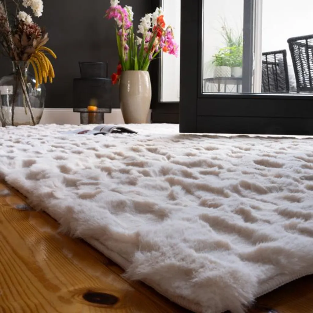 Tapis My Valley 245 Ivory 60x100 cm - Tapis de Salon Design Écru - 2