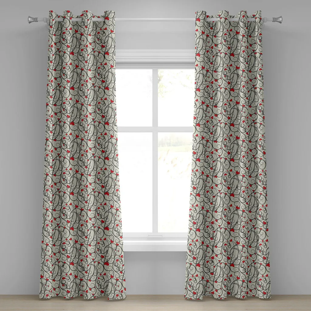 Rideau occultant anti-regard 280x175 cm pour intimité et style fleuri