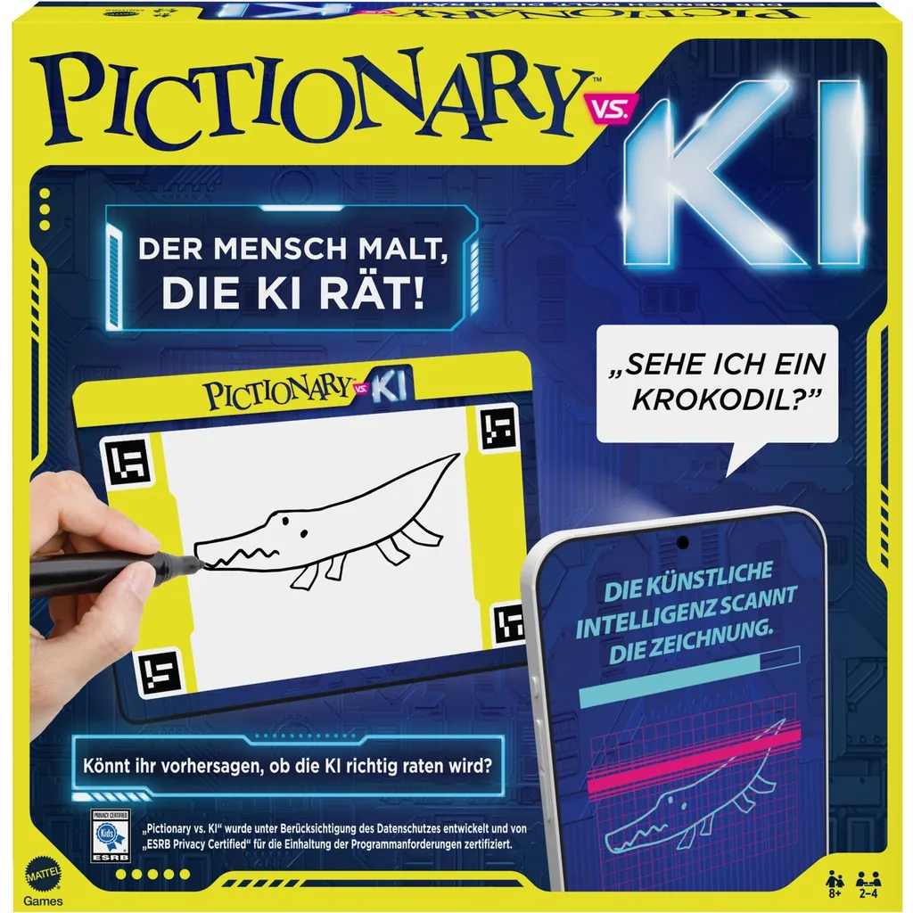 Pictionary vs AI Mattel Jeu Interactif Intelligence Artificielle Français