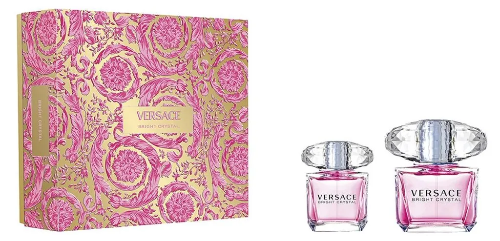 Coffret Parfum Femme Versace Bright Crystal - Set Eau de Toilette Duo