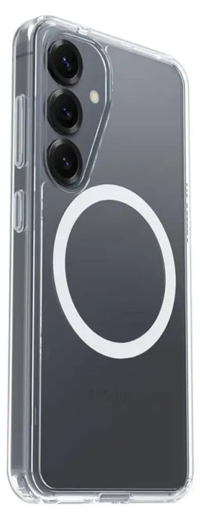 Coque OtterBox React Folio Samsung Galaxy S25 - Protection Noire et Transparente