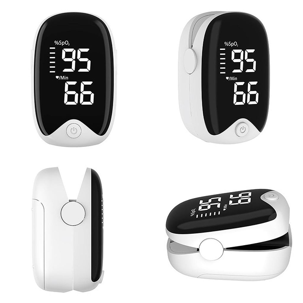 SpO₂ Pulsmesser für Finger, Fingerpulsoximeter mit Produktbild 
