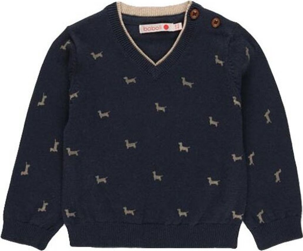 Boboli Puppy Pullover Blau 9 Months Blau 9 Months