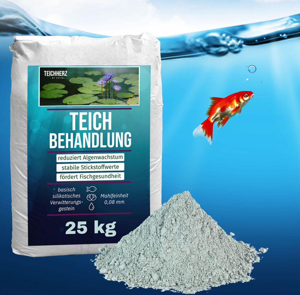 TeichHerz Teichbehandlung Algenentferner Teichaufbereiter Produktbild 