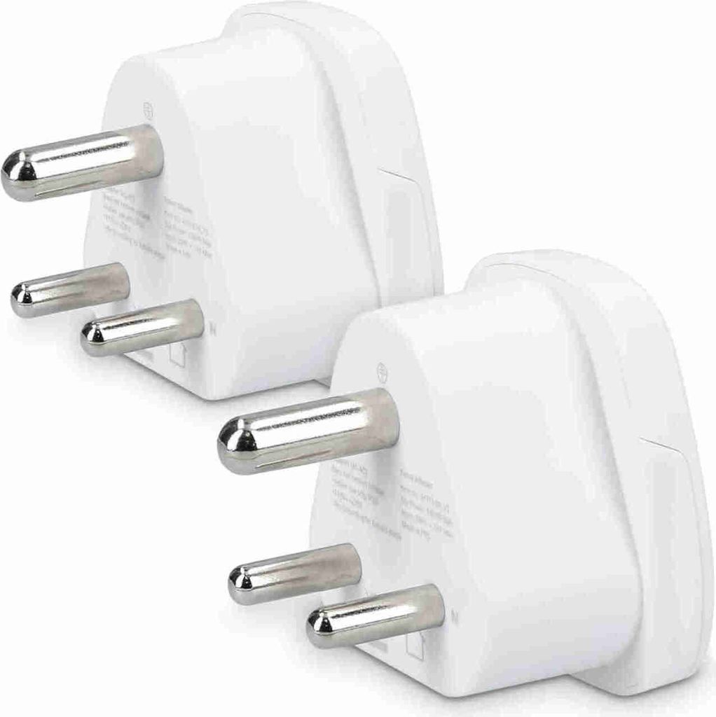 kwmobile 2x Reiseadapter Typ-D - Reise Adapter zu Typ D Produktbild