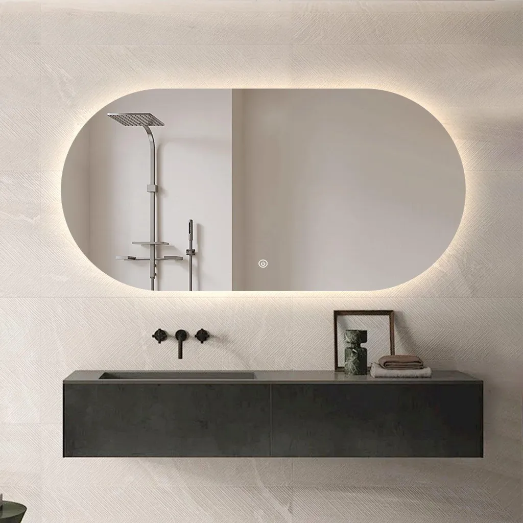 Miroir Salle de Bain Victoria : Fini la buée avec l'éclairage LED intégré