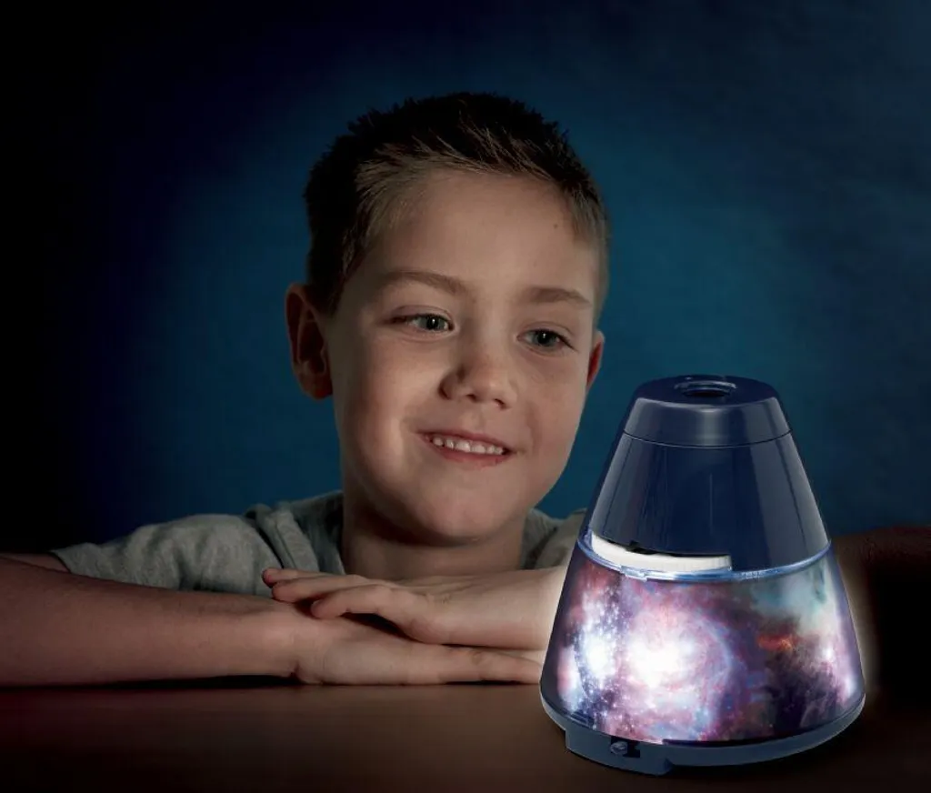 Projecteur nébuleuse spatial rotatif avec télécommande sans fil