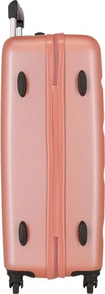 Valises légères ROLL ROAD Flex Nude ABS avec 4 roues multidirectionnelles