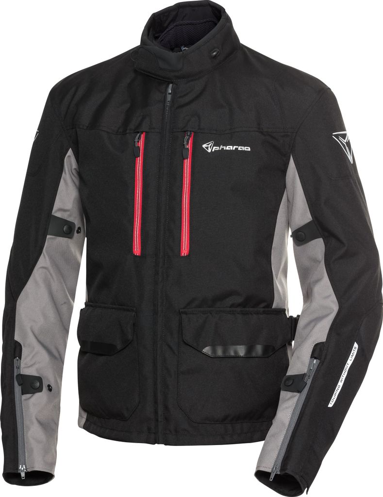 Pharao Skeen WP Textiljacke - Wasserdicht, Atmungsaktiv, Mit Protektoren