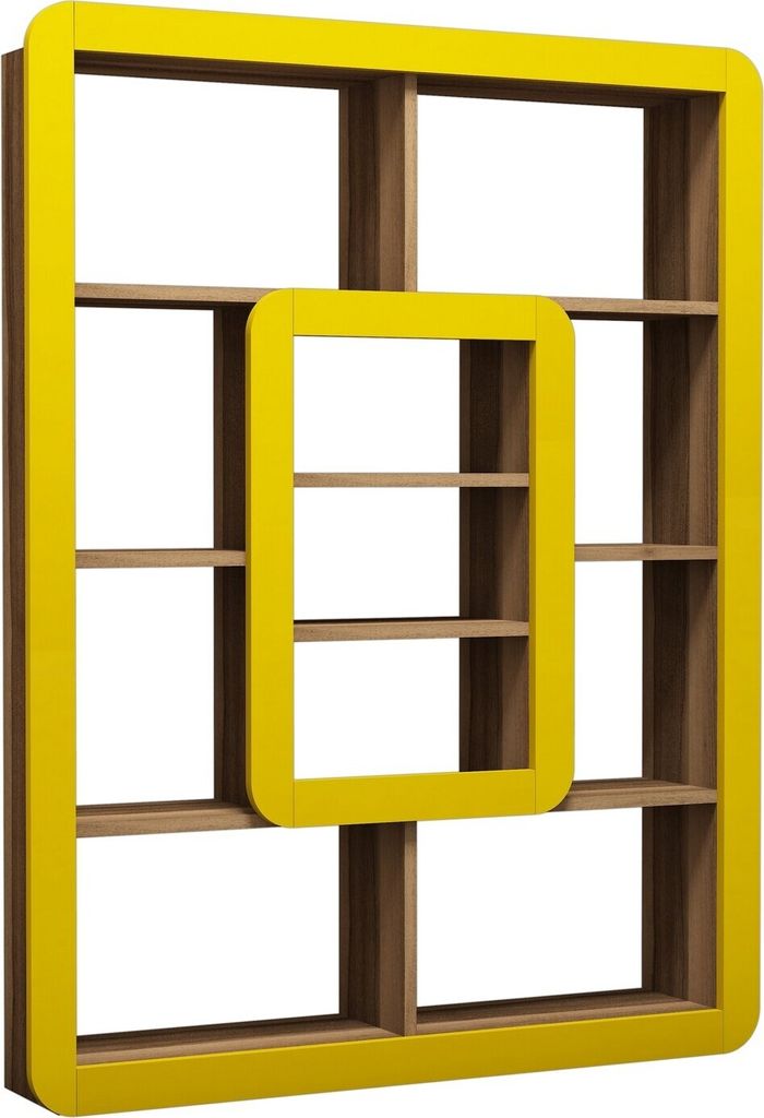 Skye Decor, Orkide - ořech, žlutá, knihovny, ořech, 108,4 x Obrázek produktu 