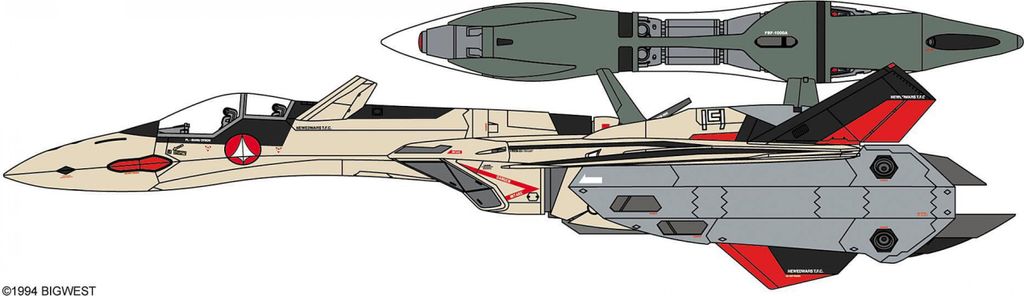 Hasegawa 65885 - 1/72 YF-19 with Fast Pack and Fold Booster - Neu